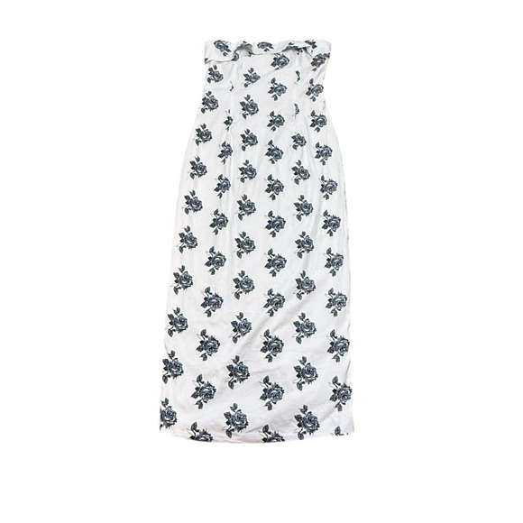 NWT Petal + Pup Women's TONI STRAPLESS MIDI DRESS - OFF‎ WHITE Large - Picture 5 of 13